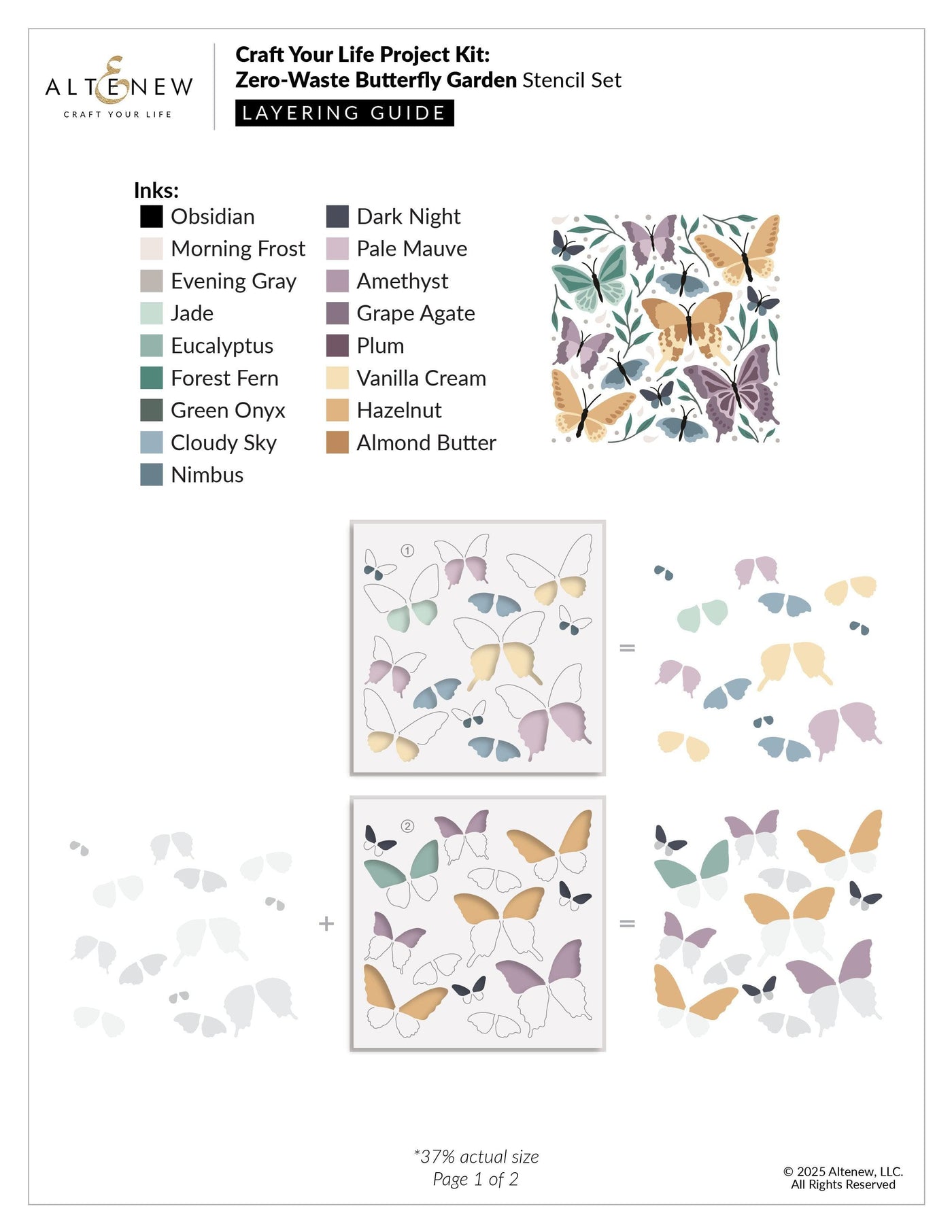 Craft Your Life Project Kit: Butterfly Garden