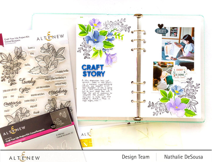 Altenew Craft Your Life Project Kit Craft Your Life Project Kit: Casual Bouquets