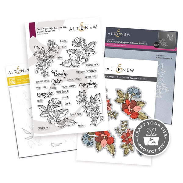 Altenew Craft Your Life Project Kit Craft Your Life Project Kit: Casual Bouquets