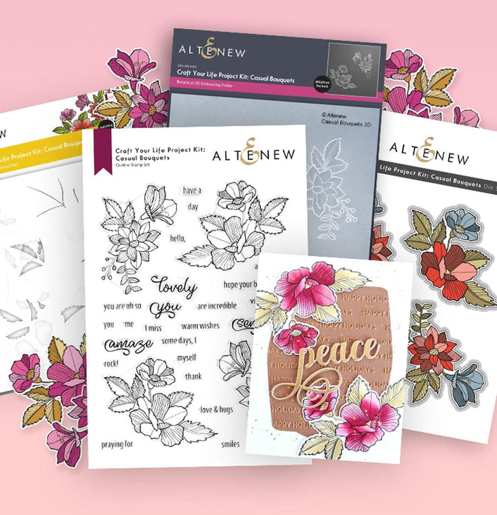 Altenew Craft Your Life Project Kit Craft Your Life Project Kit: Casual Bouquets