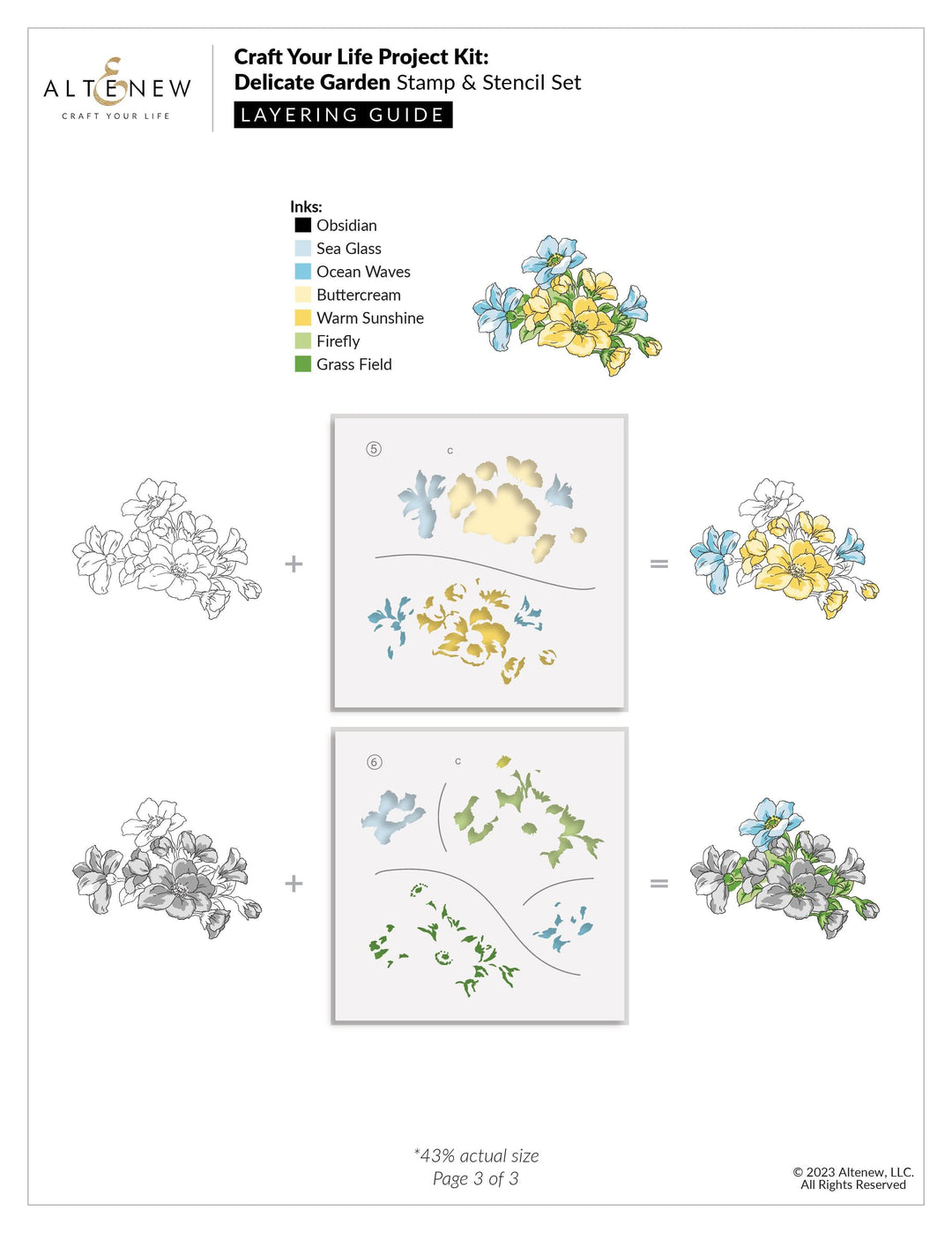 Altenew Craft Your Life Project Kit Craft Your Life Project Kit: Delicate Garden