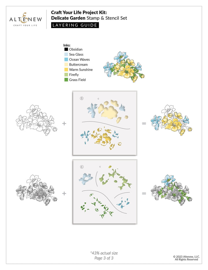 Altenew Craft Your Life Project Kit Craft Your Life Project Kit: Delicate Garden