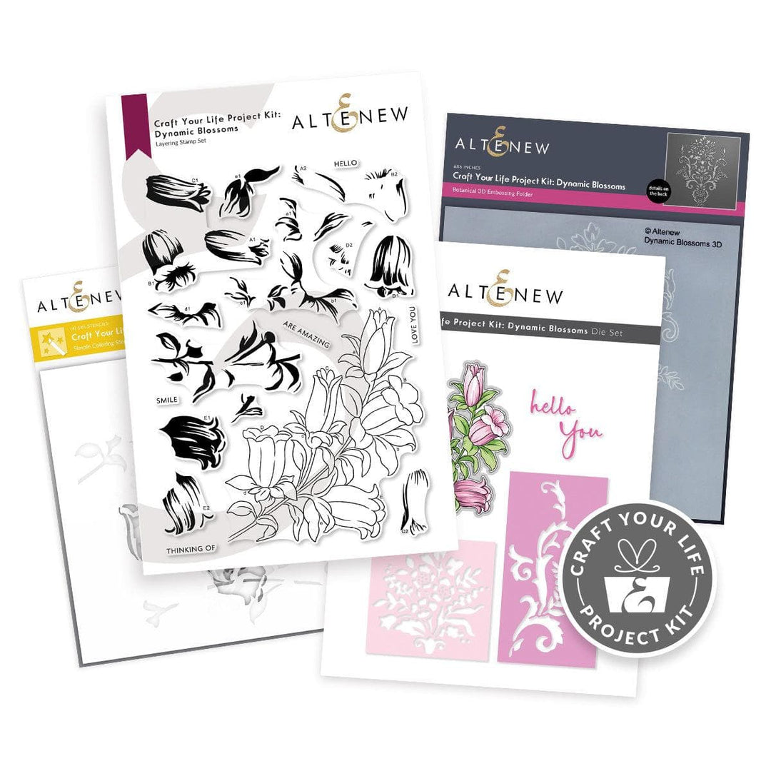Altenew Craft Your Life Project Kit Craft Your Life Project Kit: Dynamic Blossoms