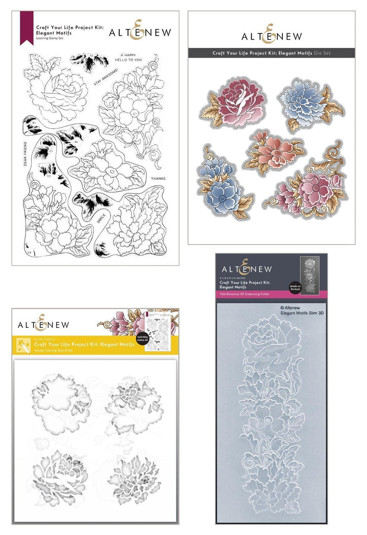 Altenew Craft Your Life Project Kit Craft Your Life Project Kit: Elegant Motifs