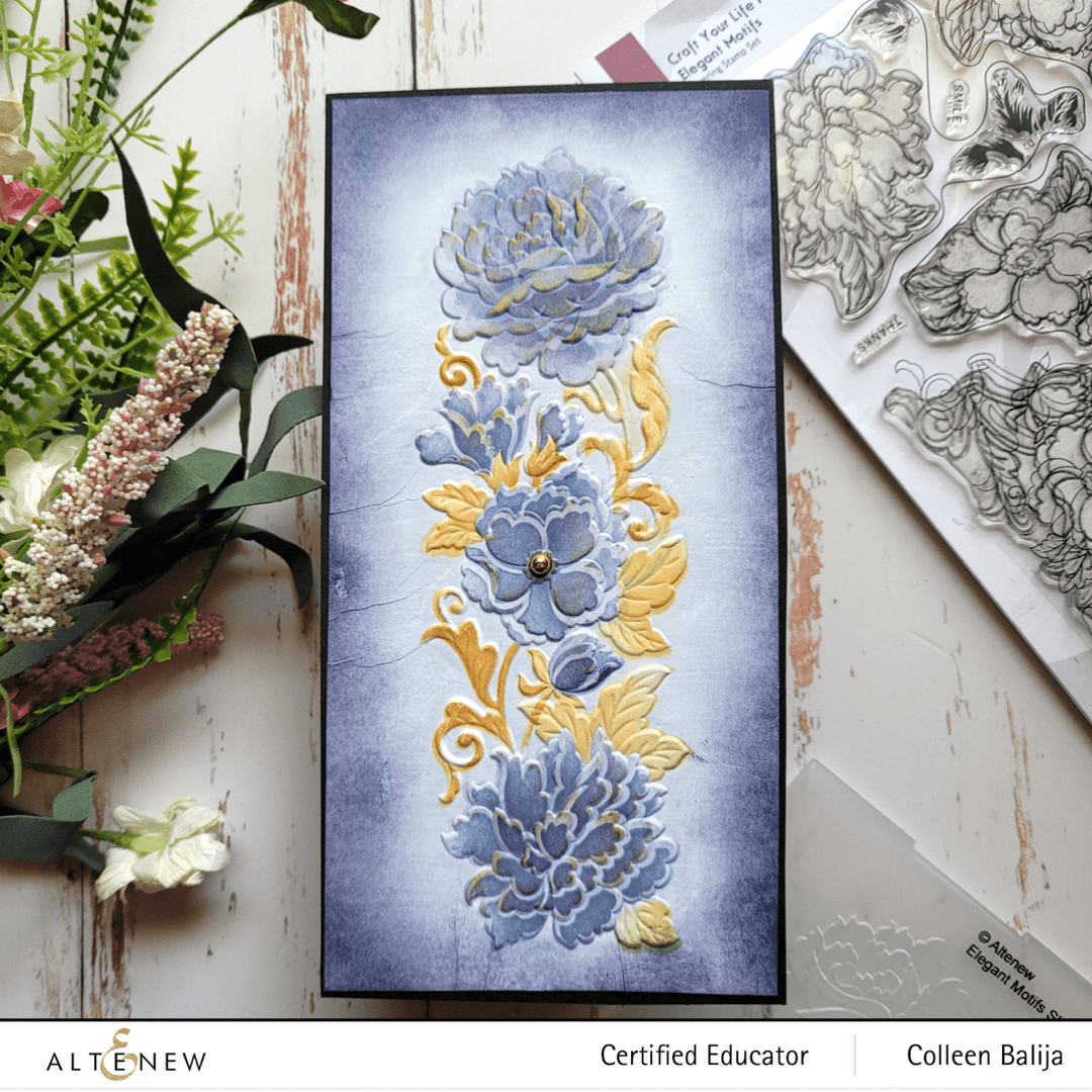 Altenew Elegant Motifsスタンプ・ダイ・フォルダーステンシル Altenew Elegant Motifsスタンプ・ダイ・フォルダーステンシル