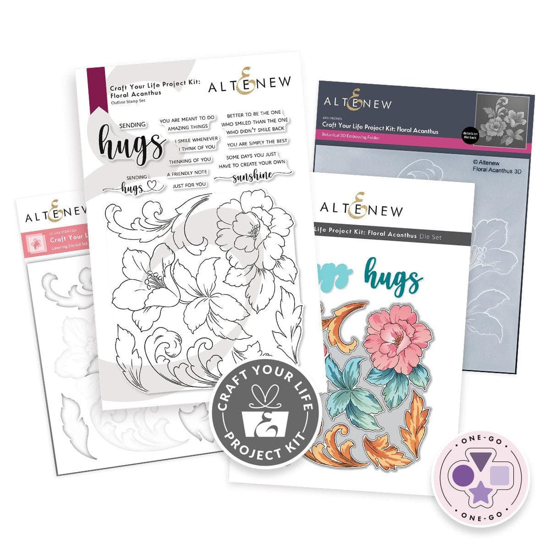 Altenew Craft Your Life Project Kit Craft Your Life Project Kit: Floral Acanthus