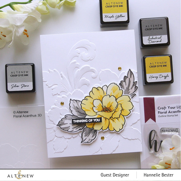 Altenew Craft Your Life Project Kit Craft Your Life Project Kit: Floral Acanthus & Add-on Layering Stencil Bundle