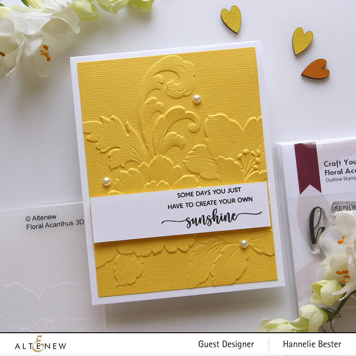 Altenew Craft Your Life Project Kit Craft Your Life Project Kit: Floral Acanthus & Add-on Layering Stencil Bundle