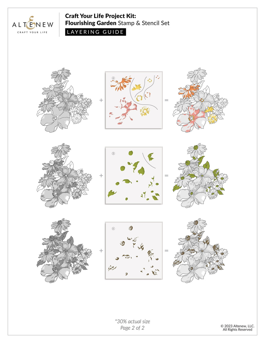 Altenew Craft Your Life Project Kit Craft Your Life Project Kit: Flourishing Garden