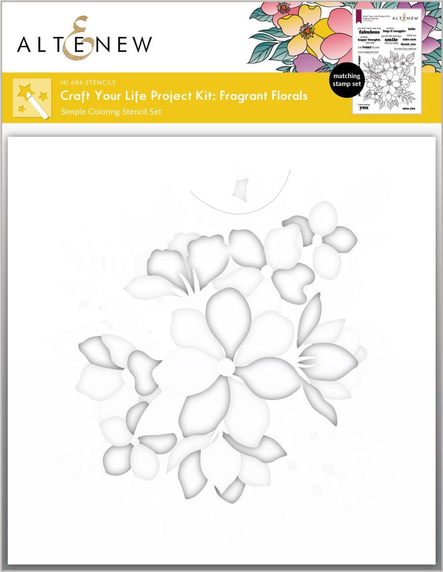 Altenew Craft Your Life Project Kit: Fragrant Florals Stamp Set