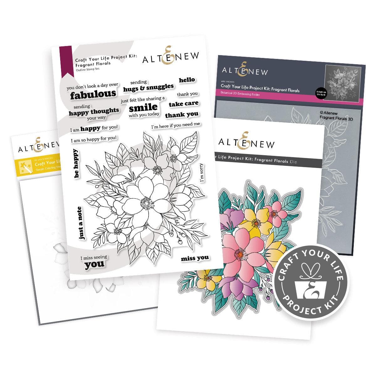 Craft Your Life Project Kit: Fragrant Florals | Altenew