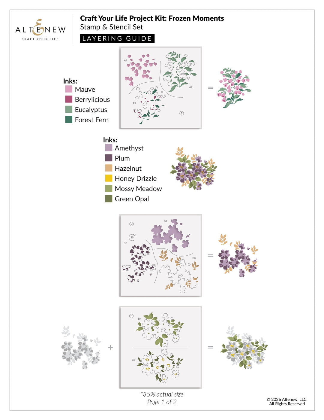 Craft Your Life Project Kit: Frozen Moments