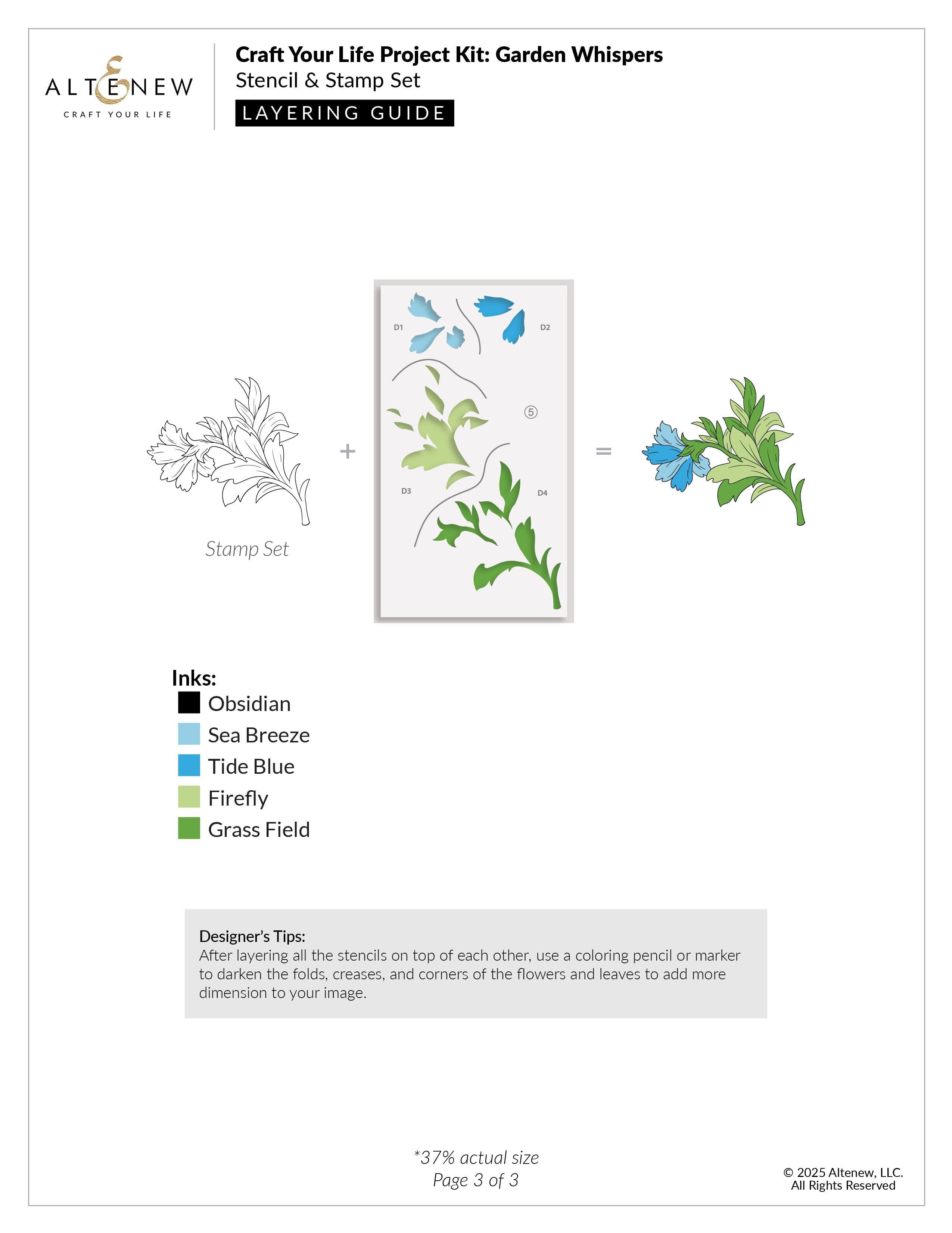 Craft Your Life Project Kit: Garden Whispers | Altenew