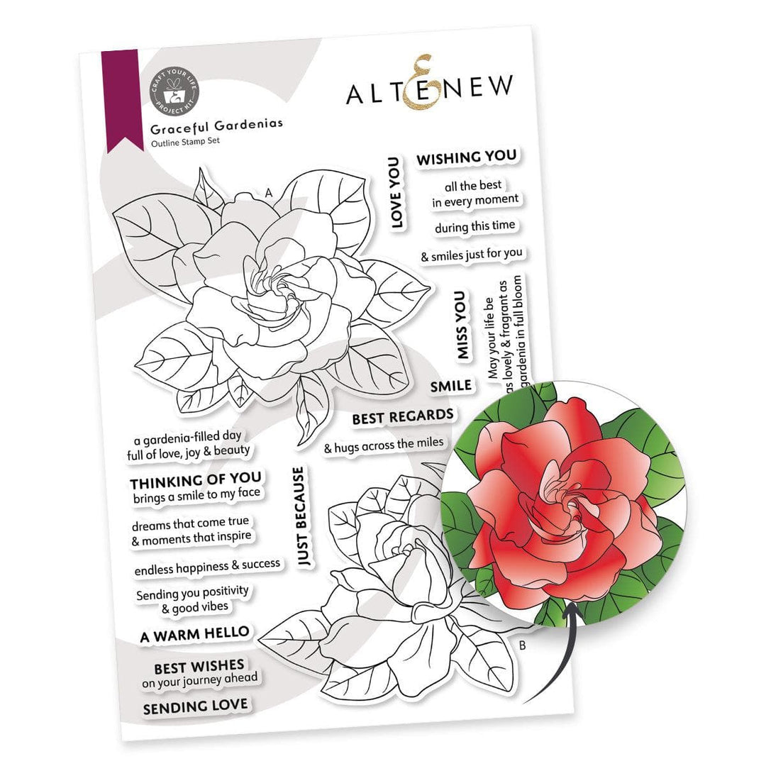 Craft Your Life Project Kit: Graceful Gardenias