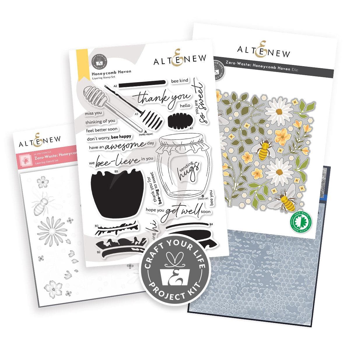 Craft Your Life Project Kit: Honeycomb Haven | Altenew