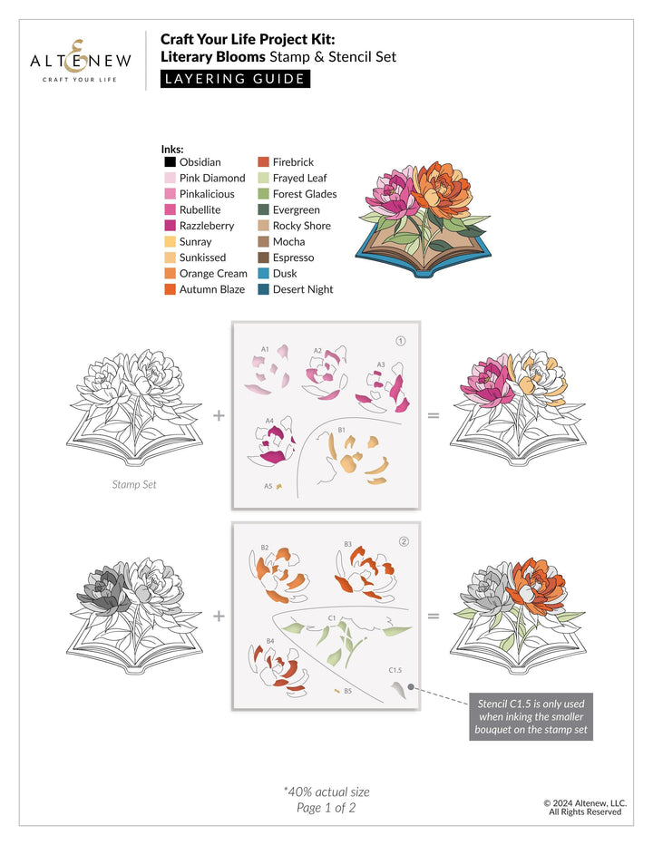 Craft Your Life Project Kit: Literary Blooms