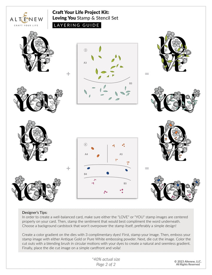 Craft Your Life Project Kit: Loving You