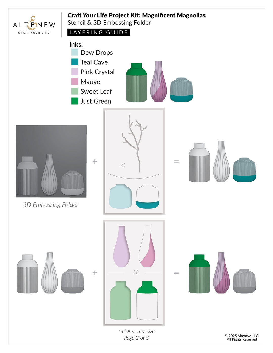 Craft Your Life Project Kit: Magnificent Magnolias