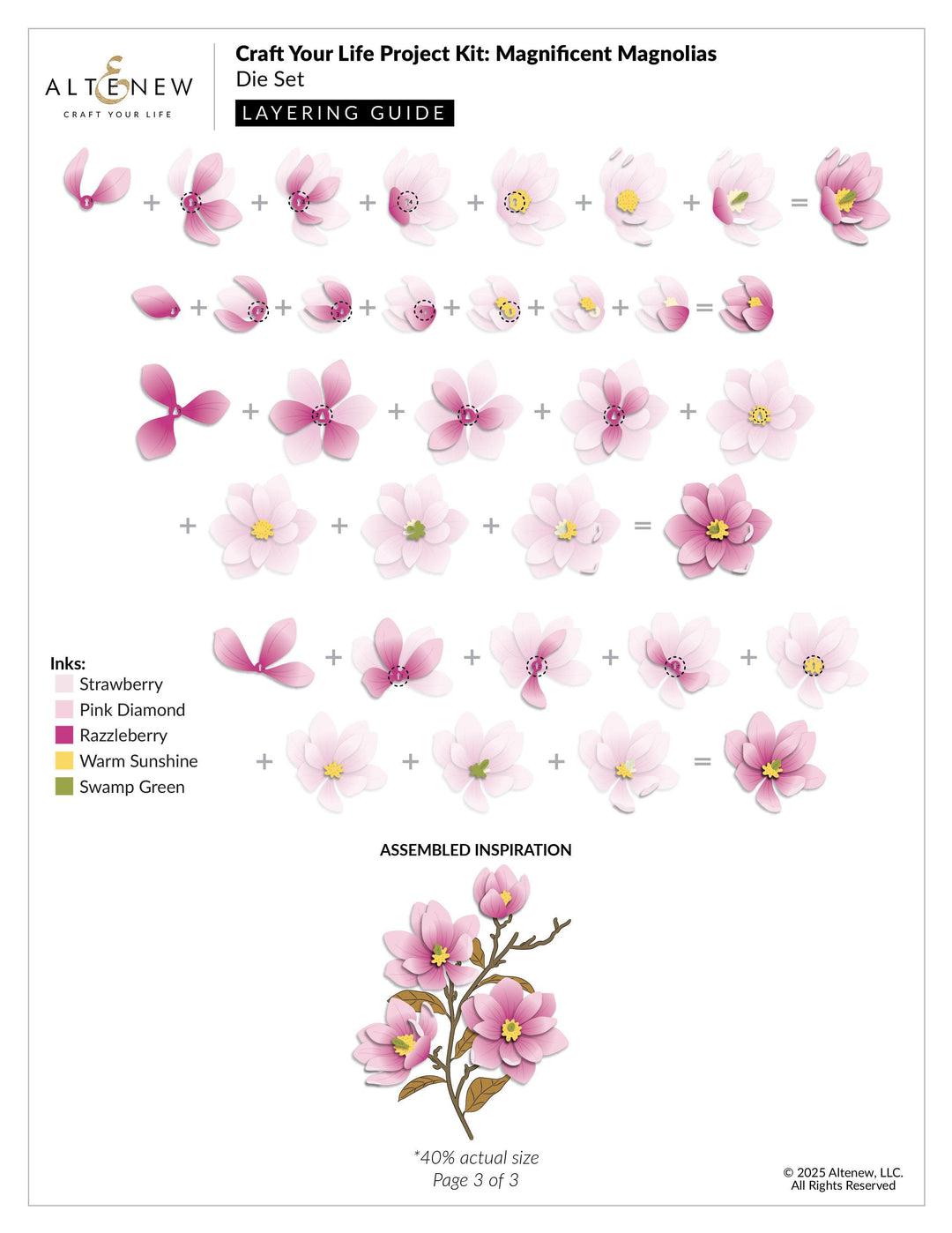 Craft Your Life Project Kit: Magnificent Magnolias