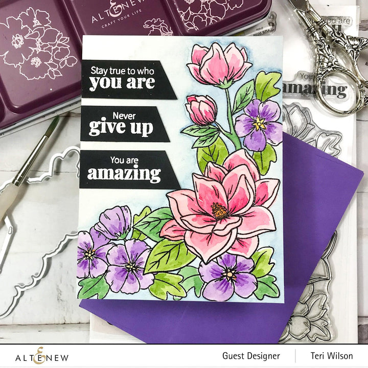 Altenew Craft Your Life Project Kit Craft Your Life Project Kit: Magnolia & Blooms