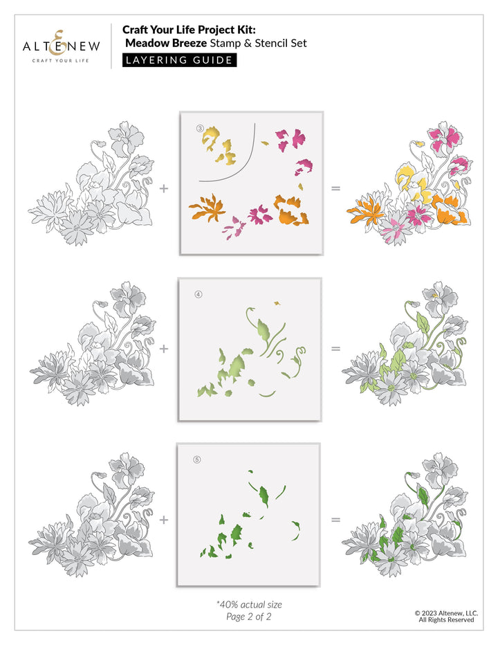 Altenew Craft Your Life Project Kit Craft Your Life Project Kit: Meadow Breeze