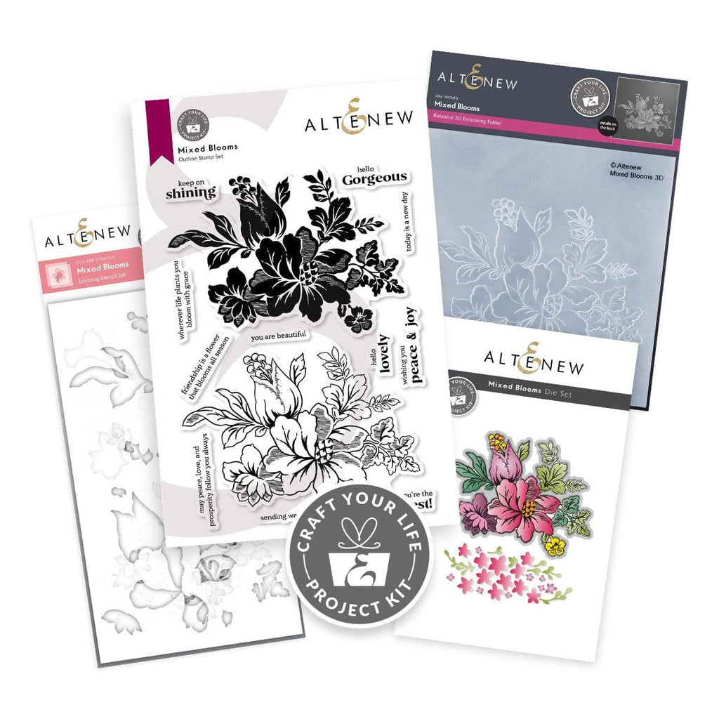 Craft Your Life Project Kit: Mixed Blooms | Altenew
