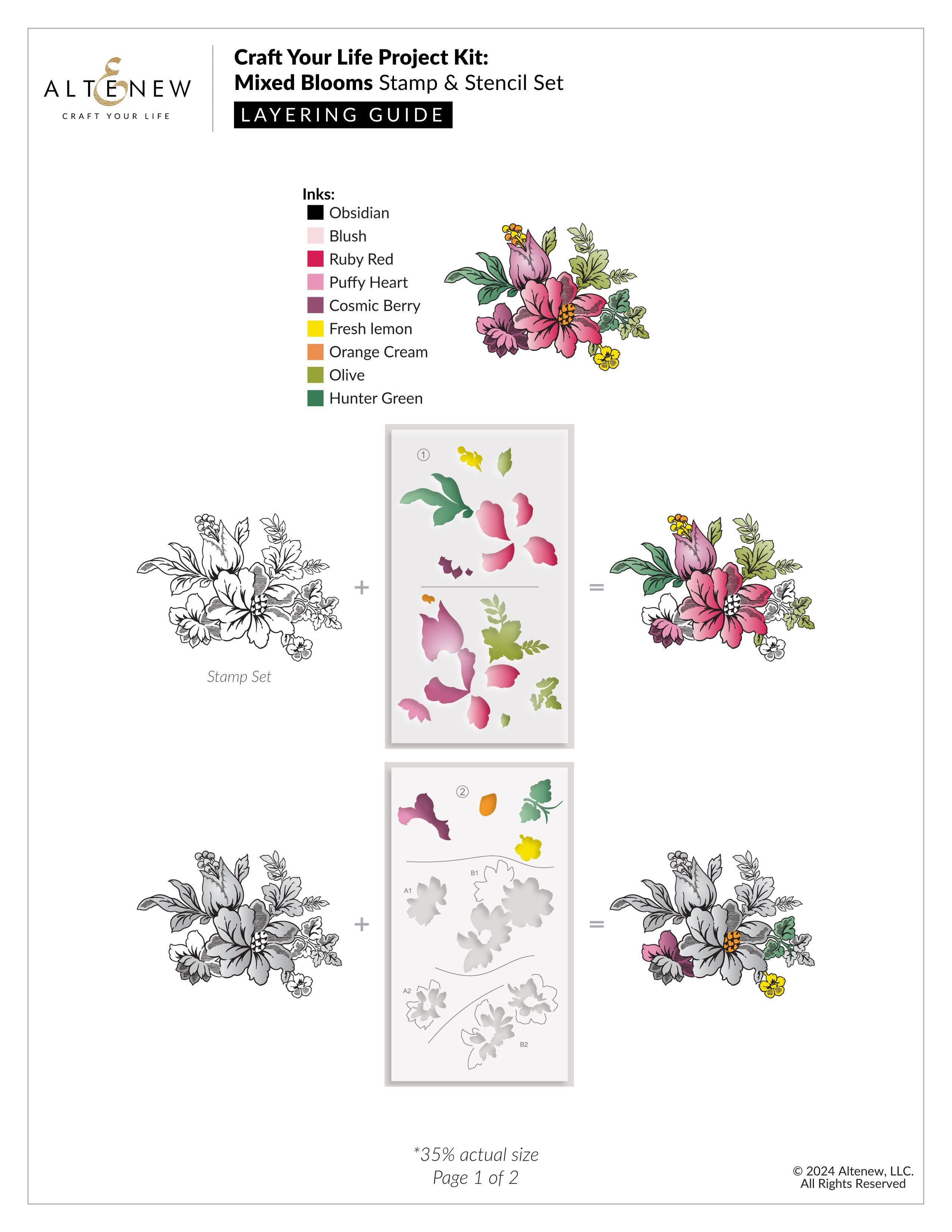 Craft Your Life Project Kit: Mixed Blooms | Altenew