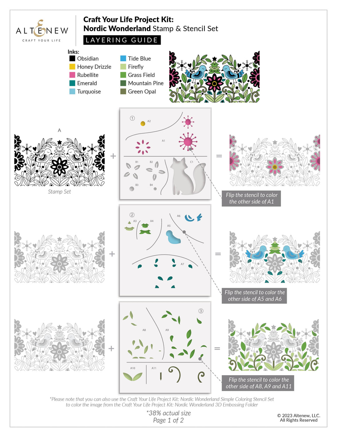 Altenew Craft Your Life Project Kit Craft Your Life Project Kit: Nordic Wonderland