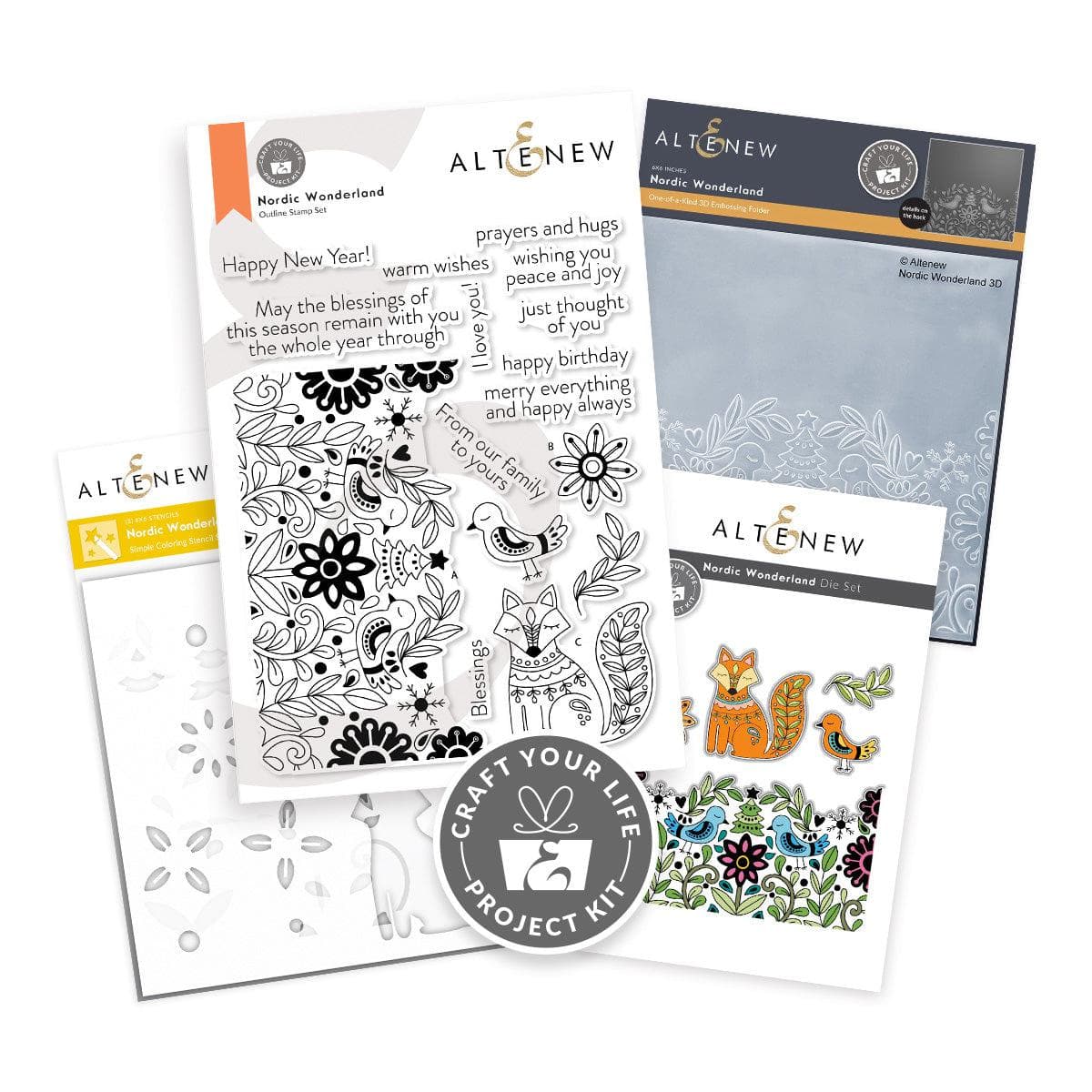 Altenew Craft Your Life Project Kit Craft Your Life Project Kit: Nordic Wonderland