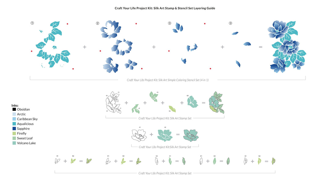 Altenew Craft Your Life Project Kit Craft Your Life Project Kit: Silk Art