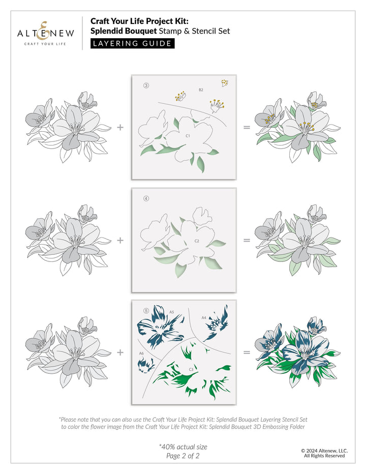 Craft Your Life Project Kit: Splendid Bouquet