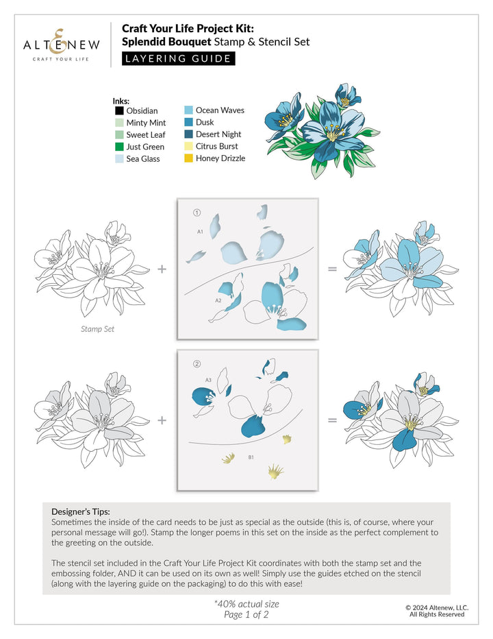 Craft Your Life Project Kit: Splendid Bouquet