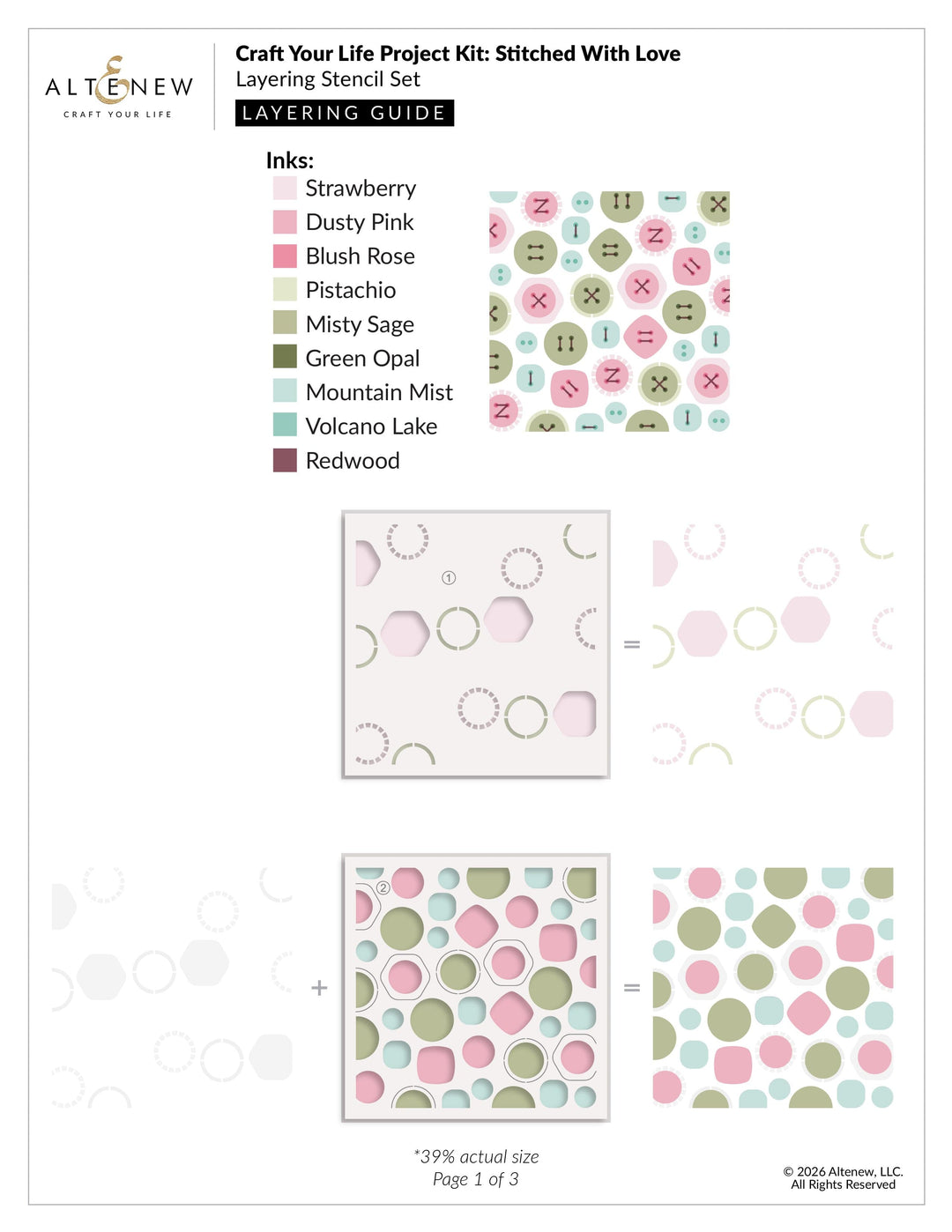 Craft Your Life Project Kit: Stitched With Love