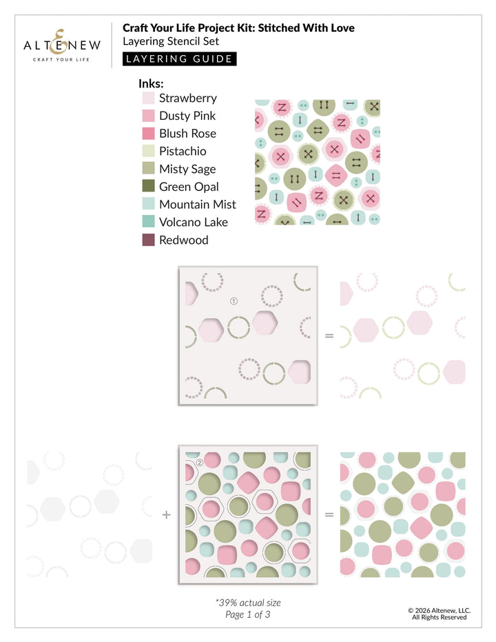 Craft Your Life Project Kit: Stitched With Love