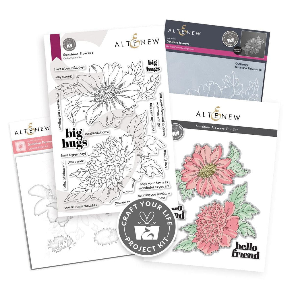 Altenew Craft Your Life Project Kit: Sunshine Flowers