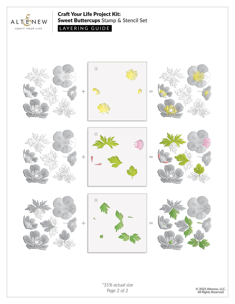 Altenew Craft Your Life Project Kit: Sweet Buttercups