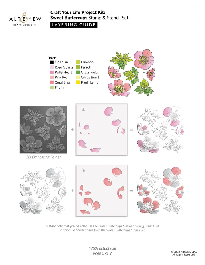 Craft Your Life Project Kit: Sweet Buttercups