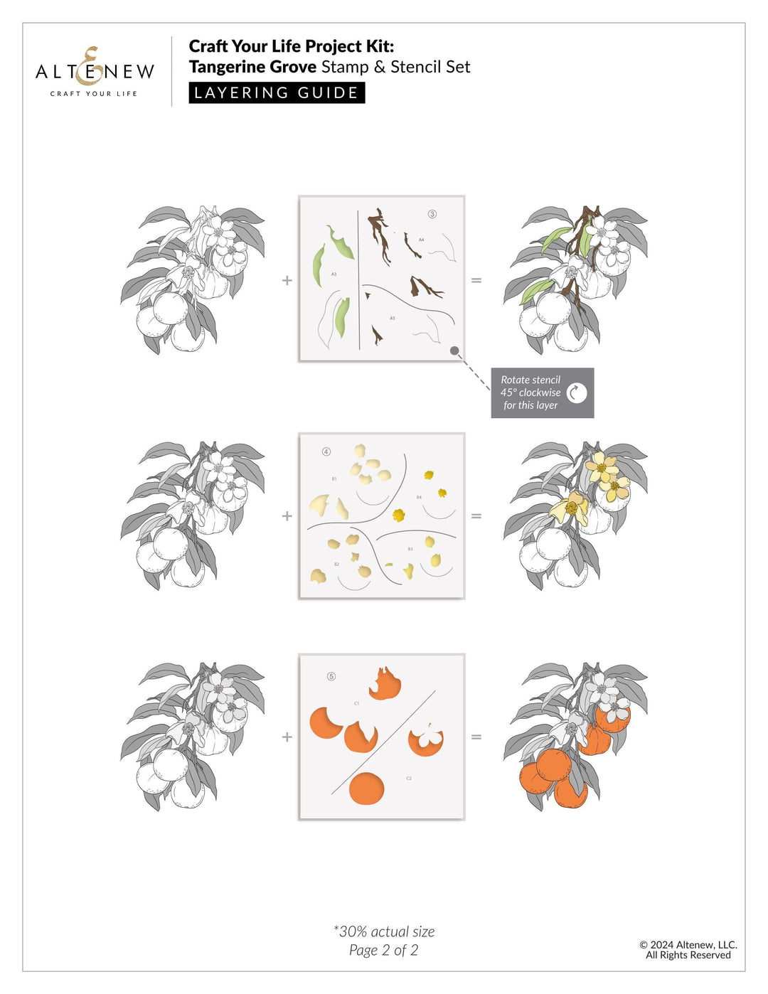 Craft Your Life Project Kit: Tangerine Grove