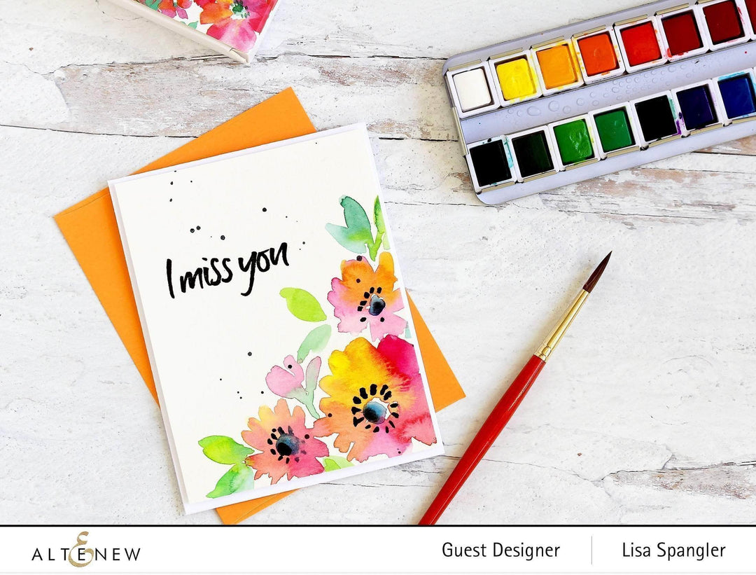 Craft Your Life Project Kit: Tangerine Grove & Artists' Watercolor 24 Pan Set Bundle