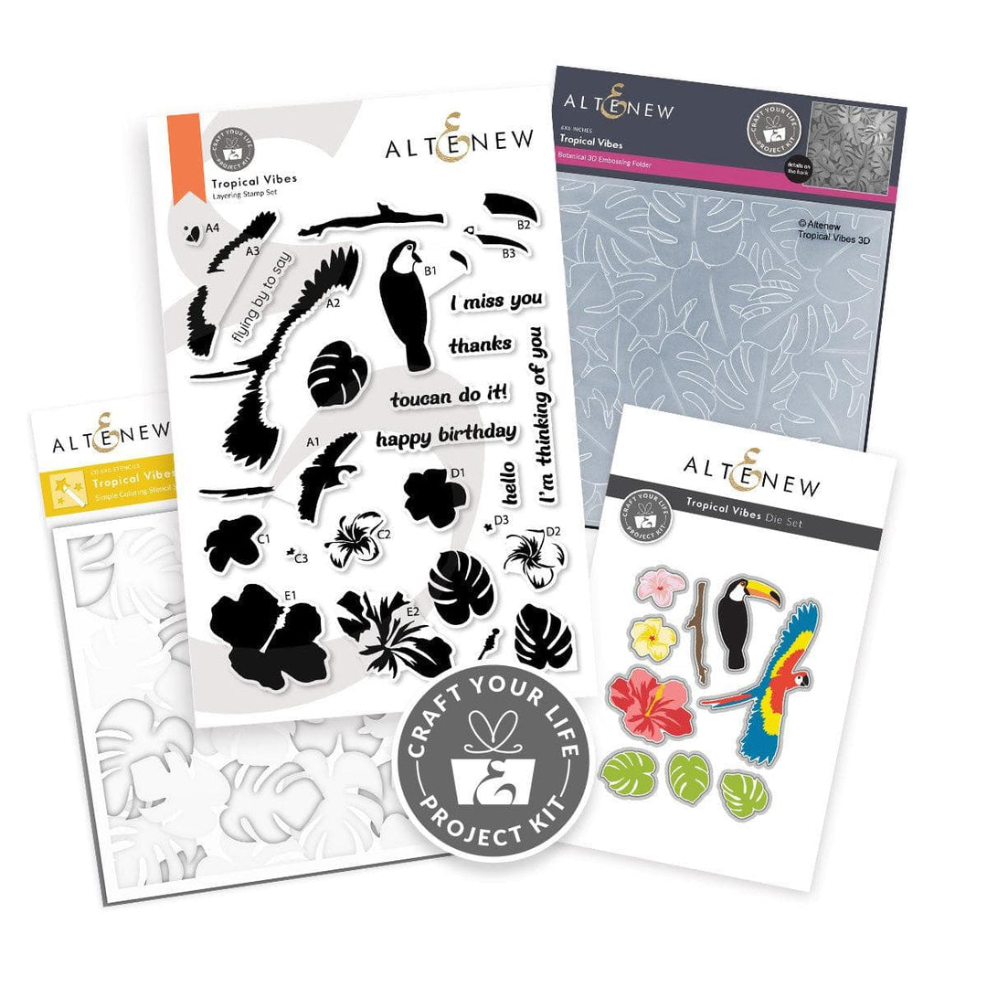 Altenew Craft Your Life Project Kit Craft Your Life Project Kit: Tropical Vibes