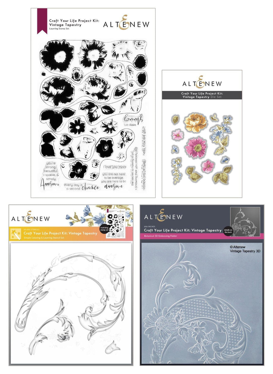 Altenew Craft Your Life Project Kit Craft Your Life Project Kit: Vintage Tapestry