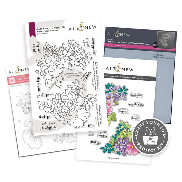 Altenew Craft Your Life Project Kit Craft Your Life Project Kit: Watercolor Flowers