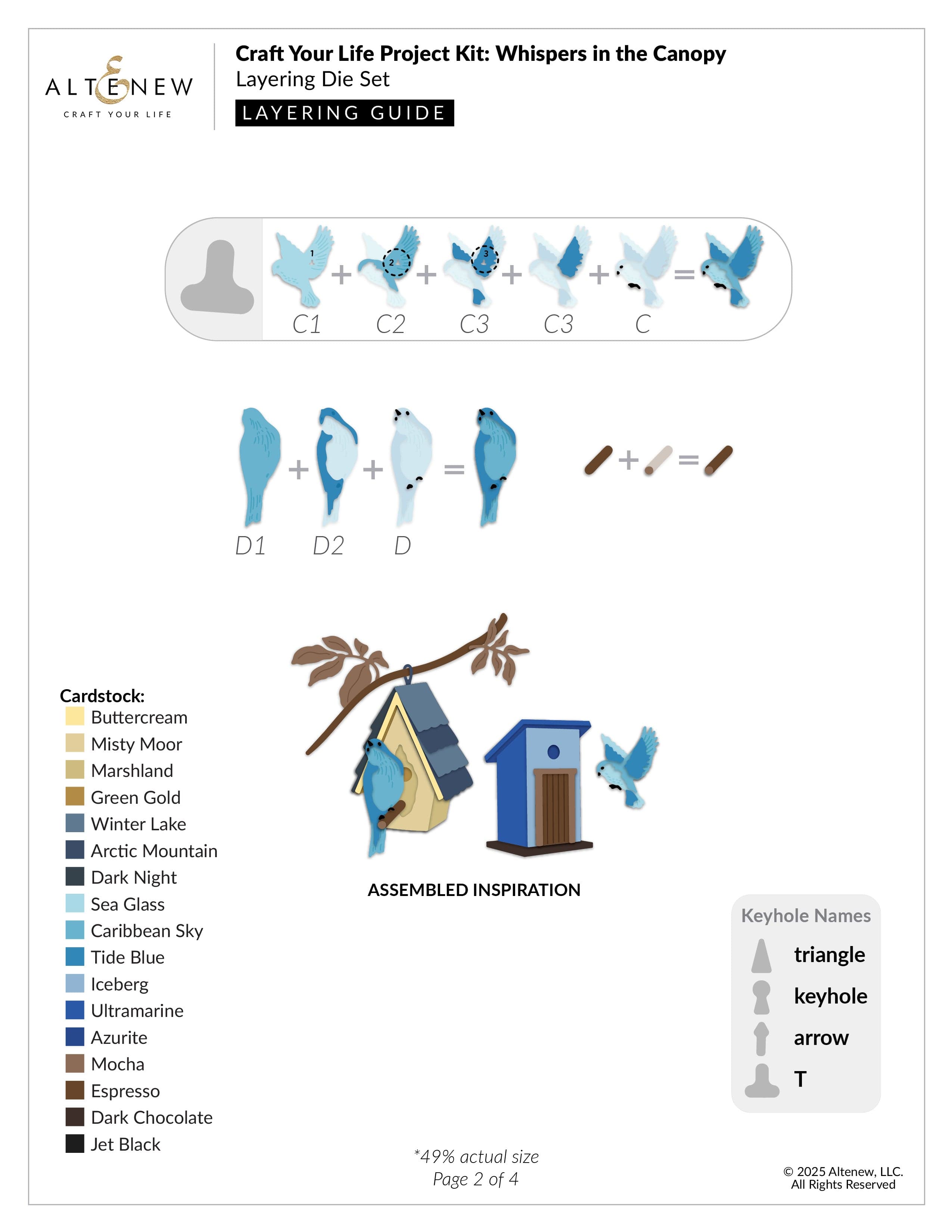 Craft Your Life Project Kit: Whispers in the Canopy | Altenew