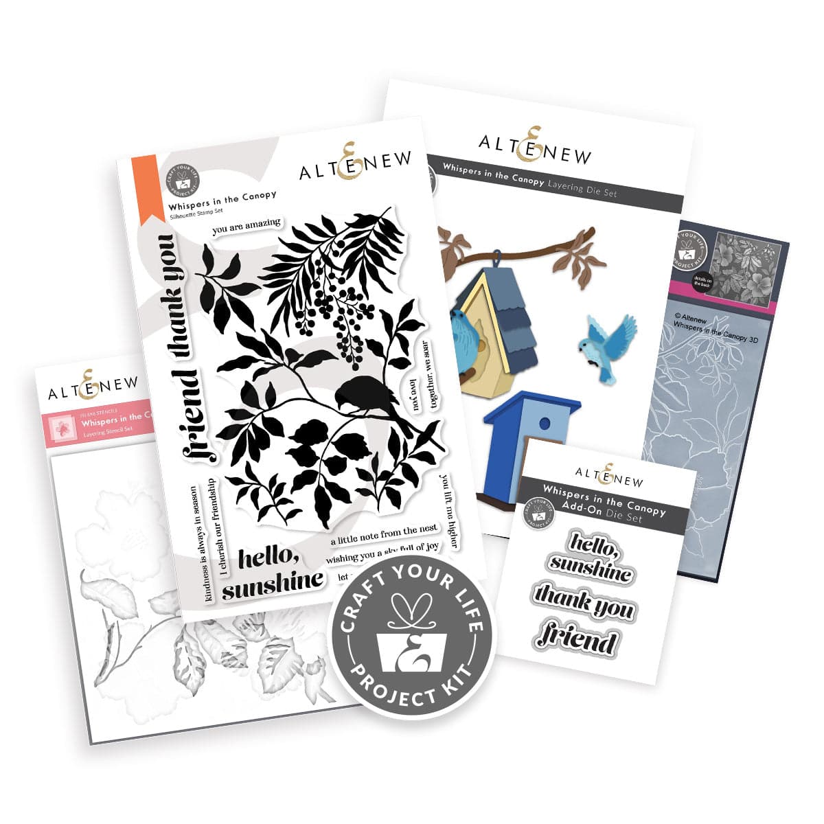 Craft Your Life Project Kit: Whispers in the Canopy & Add-On Die Bundle