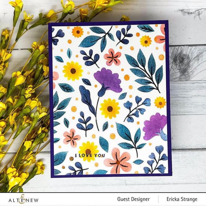 Altenew Craft Your Life Project Kit Craft Your Life Project Kit: Zero-Waste Flowery Pattern