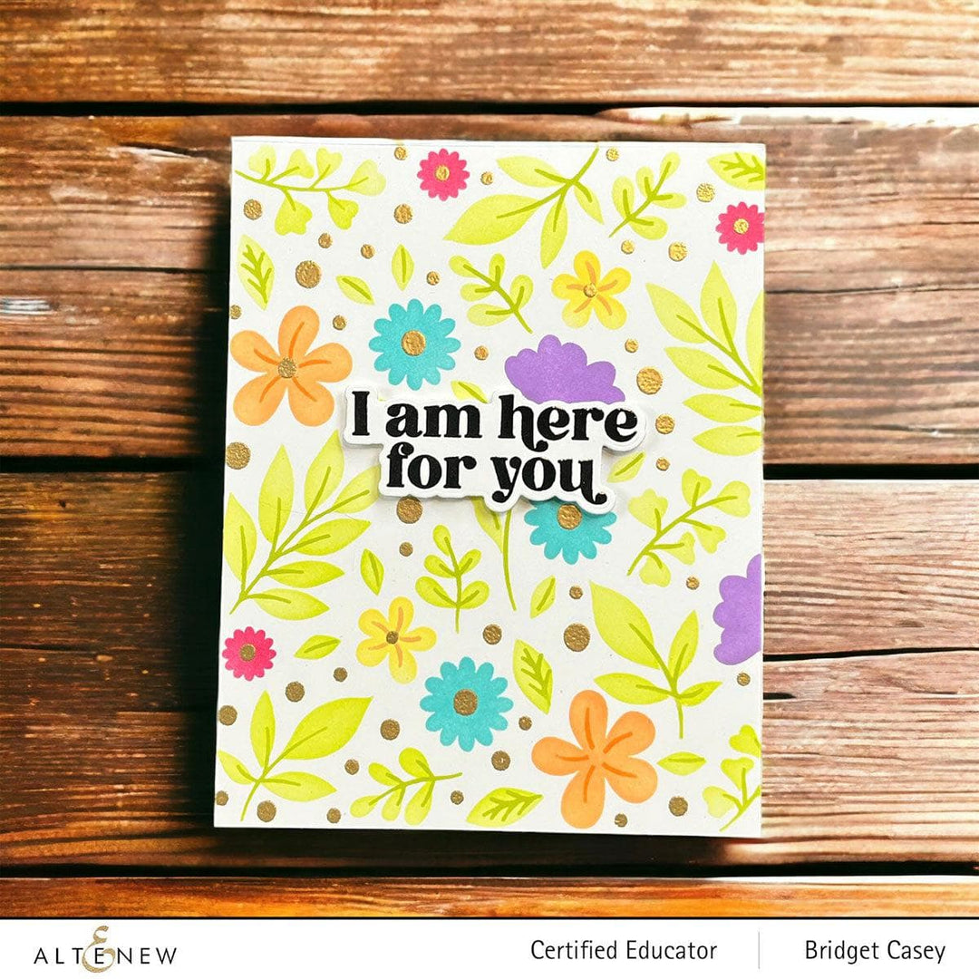 Altenew Craft Your Life Project Kit Craft Your Life Project Kit: Zero-Waste Flowery Pattern