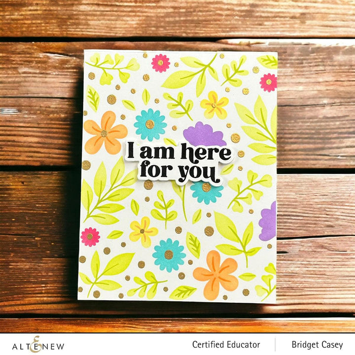 Altenew Craft Your Life Project Kit Craft Your Life Project Kit: Zero-Waste Flowery Pattern