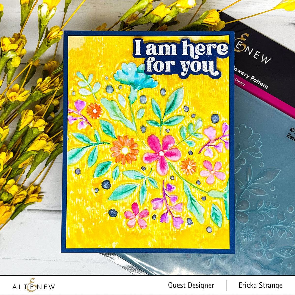 Altenew Craft Your Life Project Kit ZeroWaste Flowery Pattern