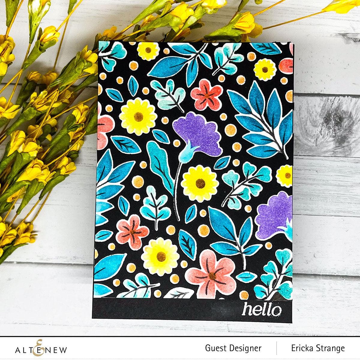 Altenew Craft Your Life Project Kit Craft Your Life Project Kit: Zero-Waste Flowery Pattern