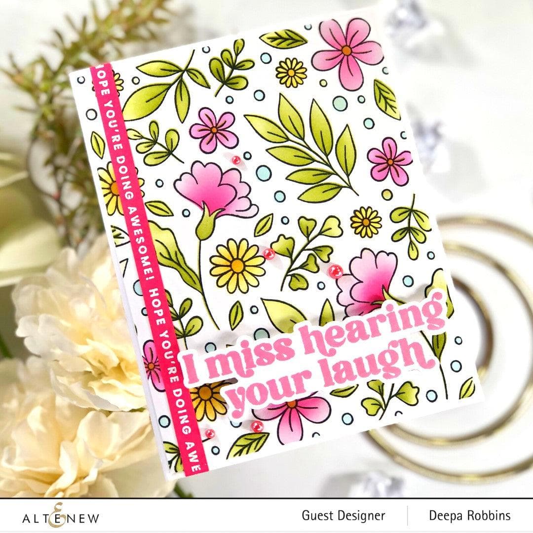 Altenew Craft Your Life Project Kit Craft Your Life Project Kit: Zero-Waste Flowery Pattern
